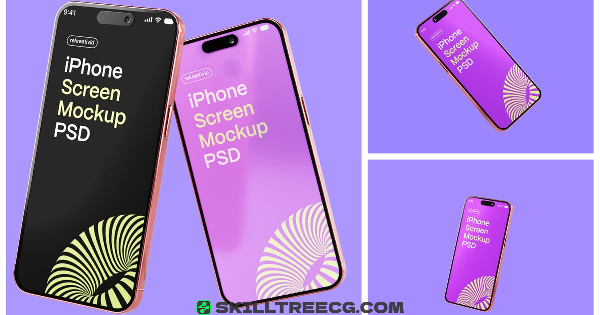 Plain iPhone Mockup（337578）-技能树